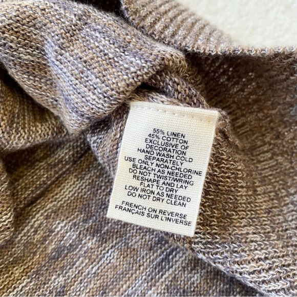 Anthropologie Moth Jewelers Choice Heather Brown Spice Cardigan Women’s Sz Small - Picture 7 of 12